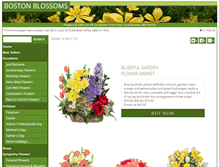 Tablet Screenshot of bostonblossoms.net